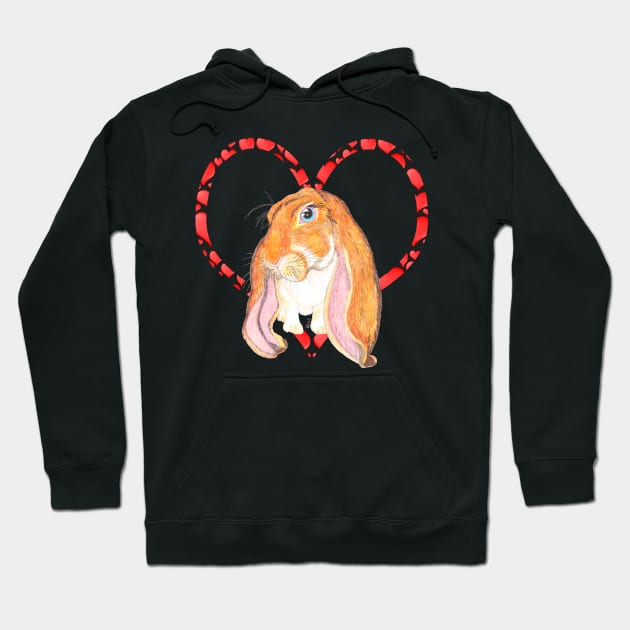 ENGLISH LOP HEART Hoodie by BeritValk